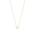 Diamond Horse Shoe Necklace