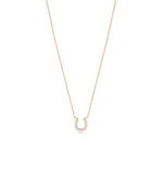 Rose gold Diamond Horse Shoe featuring delicate sparkle