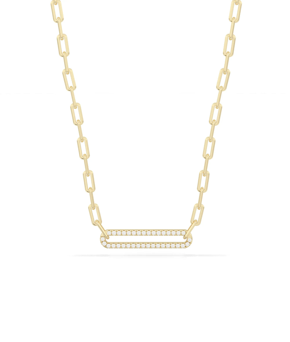 Paper Clip Necklace - 79e | Everyday 14K Gold Jewelry
