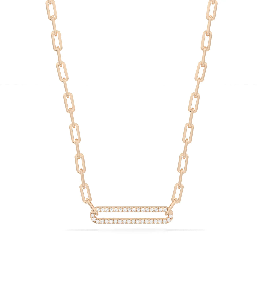 Paper Clip Necklace - 79e | Everyday 14K Gold Jewelry