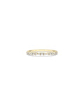 Diamond Baguette & Round Band Ring