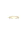 Diamond Alternating Band Ring