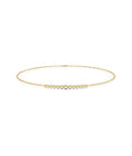 Flat Gold Bead Bracelet