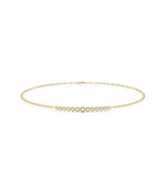 Flat Gold Bead Bracelet - 79e | Everyday 14K Gold Jewelry