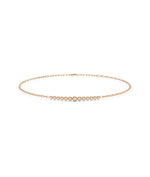 Flat Gold Bead Bracelet - 79e | Everyday 14K Gold Jewelry