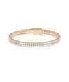 2 Row Diamond Tennis Bracelet - 79e | Everyday 14K Gold Jewelry