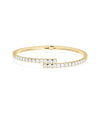 Diamond Bypass Bangle - 79e | Everyday 14K Gold Jewelry