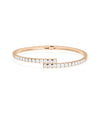Diamond Bypass Bangle - 79e | Everyday 14K Gold Jewelry