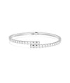 Diamond Bypass Bangle - 79e | Everyday 14K Gold Jewelry