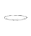 Diamond Single Line Bangle - 79e | Everyday 14K Gold Jewelry