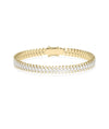 3 Row Diamond Bracelet - 79e | Everyday 14K Gold Jewelry