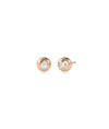 Diamond Gold Bubble Stud Earring - 79e | Everyday 14K Gold Jewelry