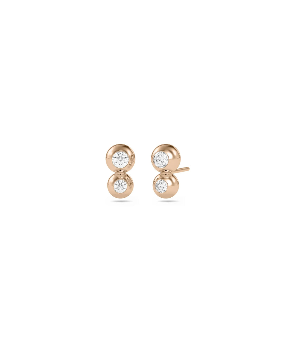 Diamond Stud Earrings - 79e | Everyday 14K Gold Jewelry