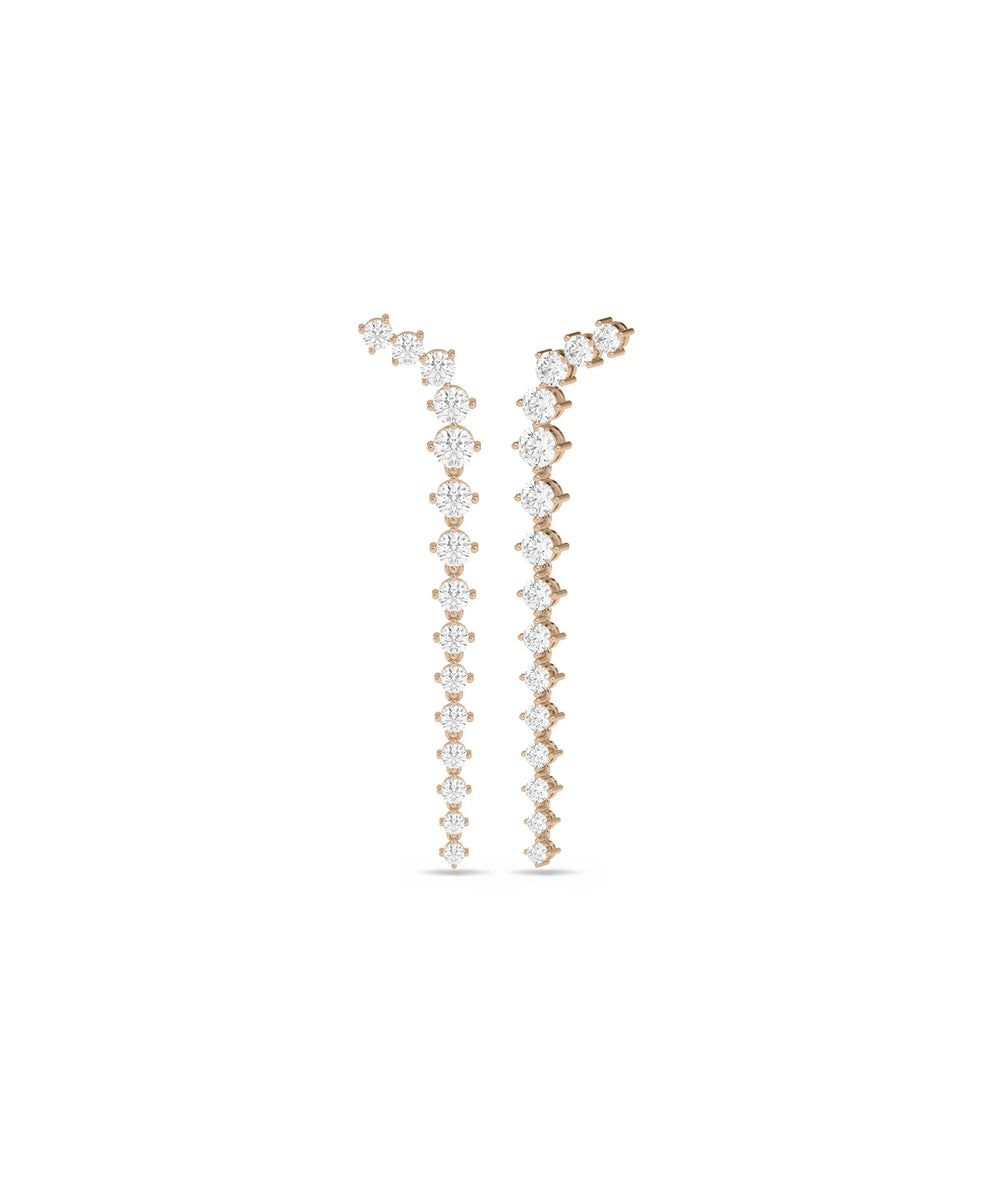 Diamond Dangle Earring - 79e | Everyday 14K Gold Jewelry