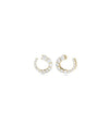 Diamond Circle Earrings - 79e | Everyday 14K Gold Jewelry