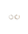 Diamond Circle Earrings - 79e | Everyday 14K Gold Jewelry