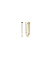Graduating Diamond Hoop Earring - 79e | Everyday 14K Gold Jewelry