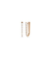 Graduating Diamond Hoop Earring - 79e | Everyday 14K Gold Jewelry