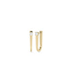 Diamond Solitaire Hoop Earring - 79e | Everyday 14K Gold Jewelry