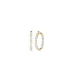 Diamond Hoop Earrings - 79e | Everyday 14K Gold Jewelry