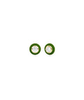 Diamond Enamel Circle Earring