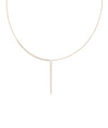 Rose gold Diamond Half Line Cable featuring full two-carat