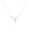 Diamond Studded Y Shape yellow gold extraordinary fully-studded elegant