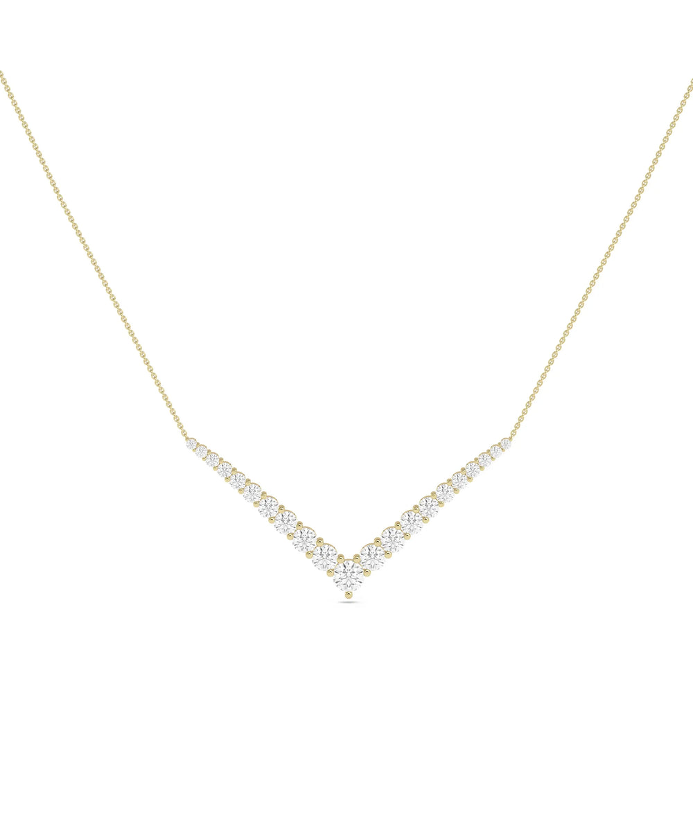 Diamond Chevron yellow gold extraordinary geometric dramatic elegant