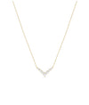 Diamond Chevron yellow gold modern geometric bold dramatic elegant