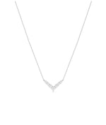 White gold Diamond Chevron modern geometric bold design