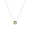 Diamond Bubble Enamel Necklace in rose gold warm playful elegance