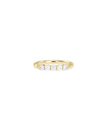 5 Stone Moving Diamond Band Ring - 79e | Everyday 14K Gold Jewelry