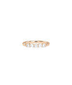 5 Stone Moving Diamond Band Ring - 79e | Everyday 14K Gold Jewelry