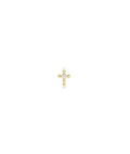 Diamond Solitaire Cross Charm
