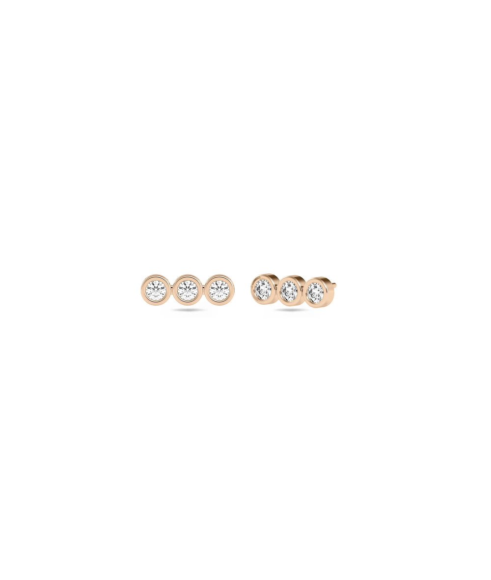 Diamond Stud Earrings - 79e | Everyday 14K Gold Jewelry