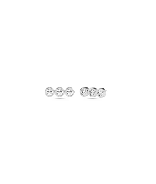 Diamond Stud Earrings - 79e | Everyday 14K Gold Jewelry alternate view