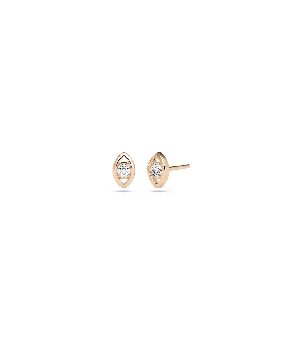 Diamond Stud Earrings - 79e | Everyday 14K Gold Jewelry