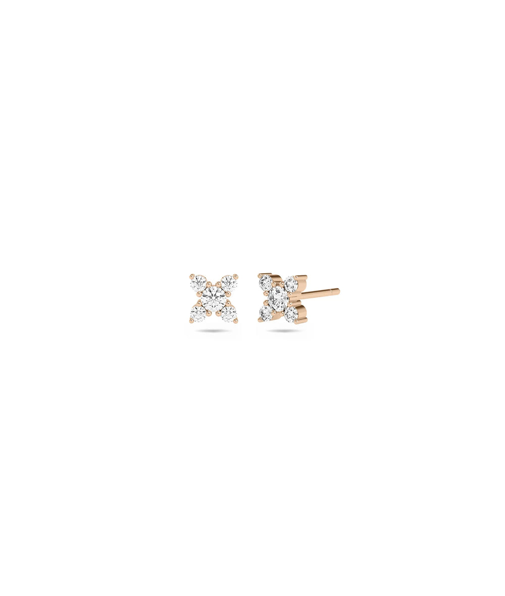 Diamond Stud Earrings - 79e | Everyday 14K Gold Jewelry