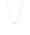 Diamond Cluster Necklace in white gold brilliant contemporary sparkle