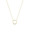 Diamond Circle Necklace - 79e | Everyday 14K Gold Jewelry