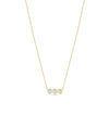 Past Present Future Diamond Necklace - 79e | Everyday 14K Gold Jewelry