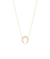 Diamond Horse Shoe Necklace - 79e | Everyday 14K Gold Jewelry