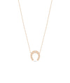 Diamond Horse Shoe Necklace - 79e | Everyday 14K Gold Jewelry