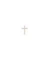 Diamond Cross Charm in yellow gold with substantial 0.35 Cttw sparkle