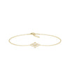 Diamond Clover Bracelet | Diamond Bracelet - 79e | Everyday 14K Gold Jewelry