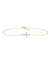Diamond Cross Bracelet - 79e | Everyday 14K Gold Jewelry