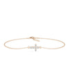 Diamond Cross Bracelet - 79e | Everyday 14K Gold Jewelry
