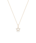 Rose gold Diamond Star Outline featuring delicate sparkle