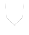 Diamond Chevron Necklace - 79e | Everyday 14K Gold Jewelry