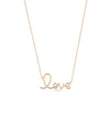 Rose gold Custom Gold Necklace with customized name lettering